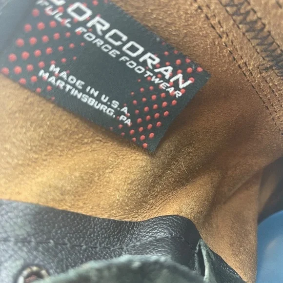 CORCORAN MEN'S 10 INCH SIDE ZIPPER BOOT 985 Black Leather - Picture 11 of 15